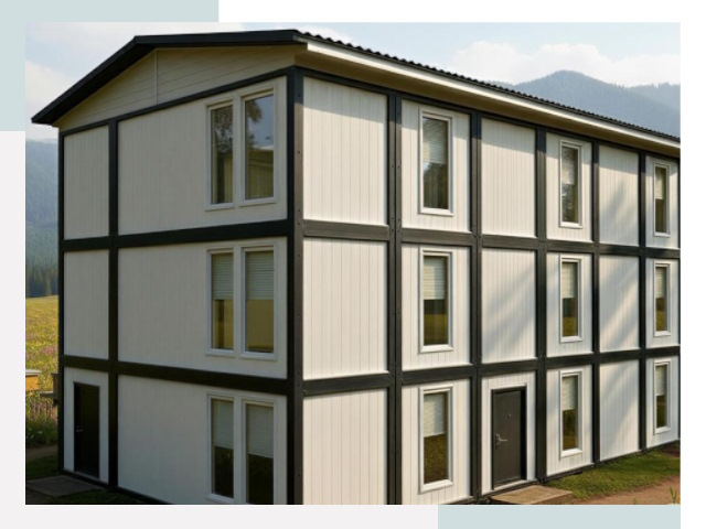 Модульные общежития в Новотроицке