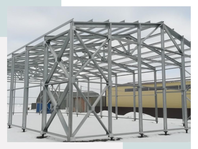 Каркасные ангары в Новотроицке
