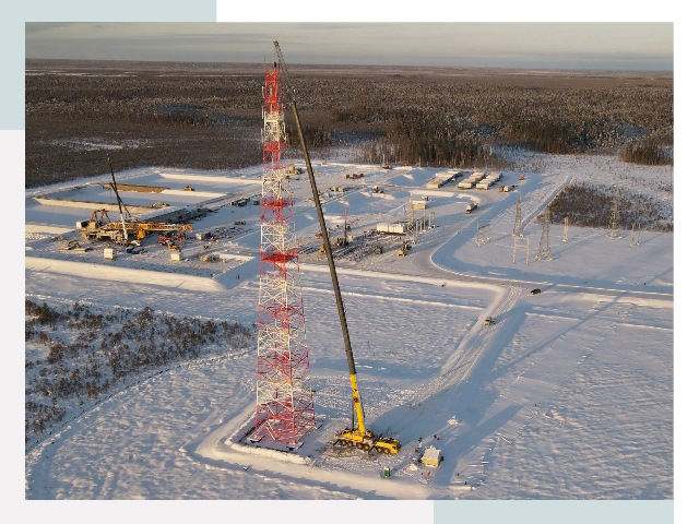 Мачты связи в Новотроицке