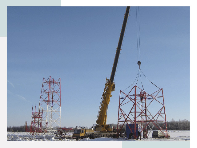 Монтаж вышек связи в Новотроицке