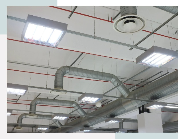 Вентиляция ангаров в Новотроицке