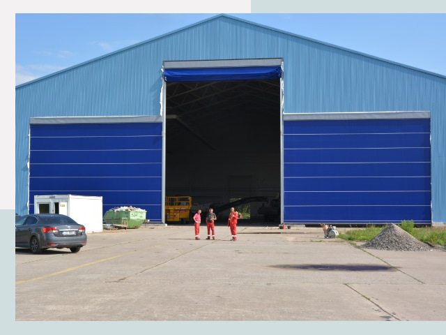 Ангарные ворота в Новотроицк от СтальСтрой-Нвт по цене 628 руб.