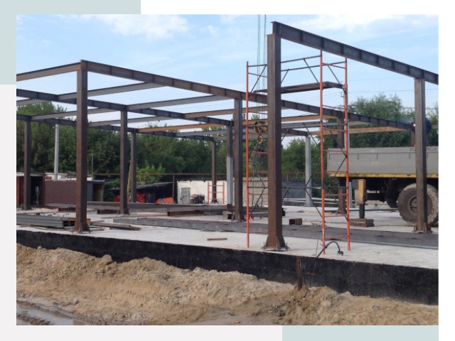 Фундамент для ангаров в Новотроицке