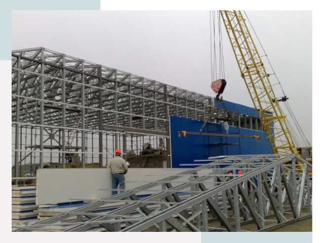 Монтаж ангаров в Новотроицке