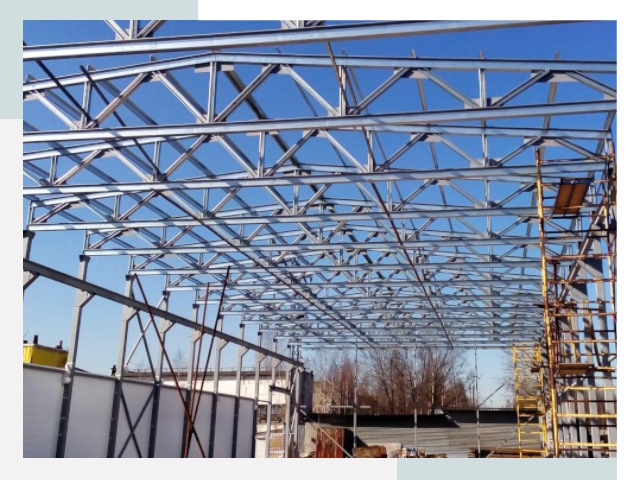 Металлокаркасы для складов в Новотроицке